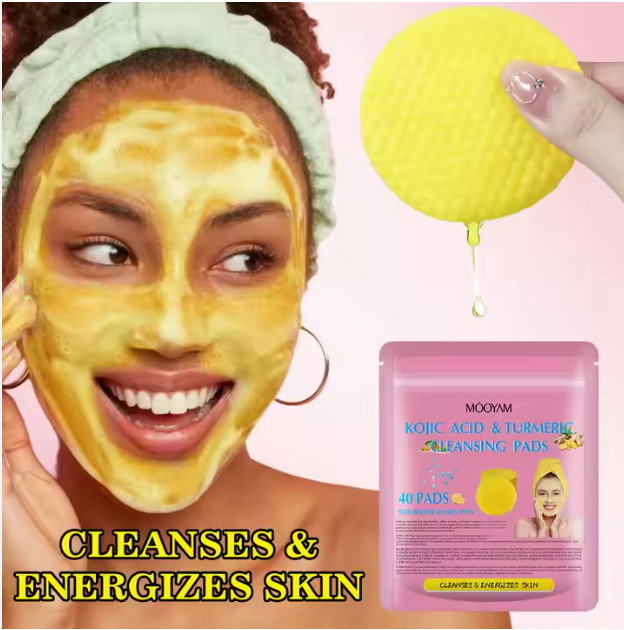 Mooyam Kojic Acid Turmeric Cleansing 40 Pads